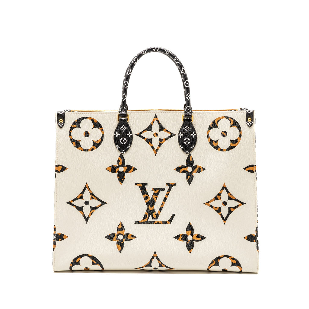 LOUIS VUITTON ONTHEGO GM LIMITED JUNGLE MONOGRAM MULTICOLOR GHW