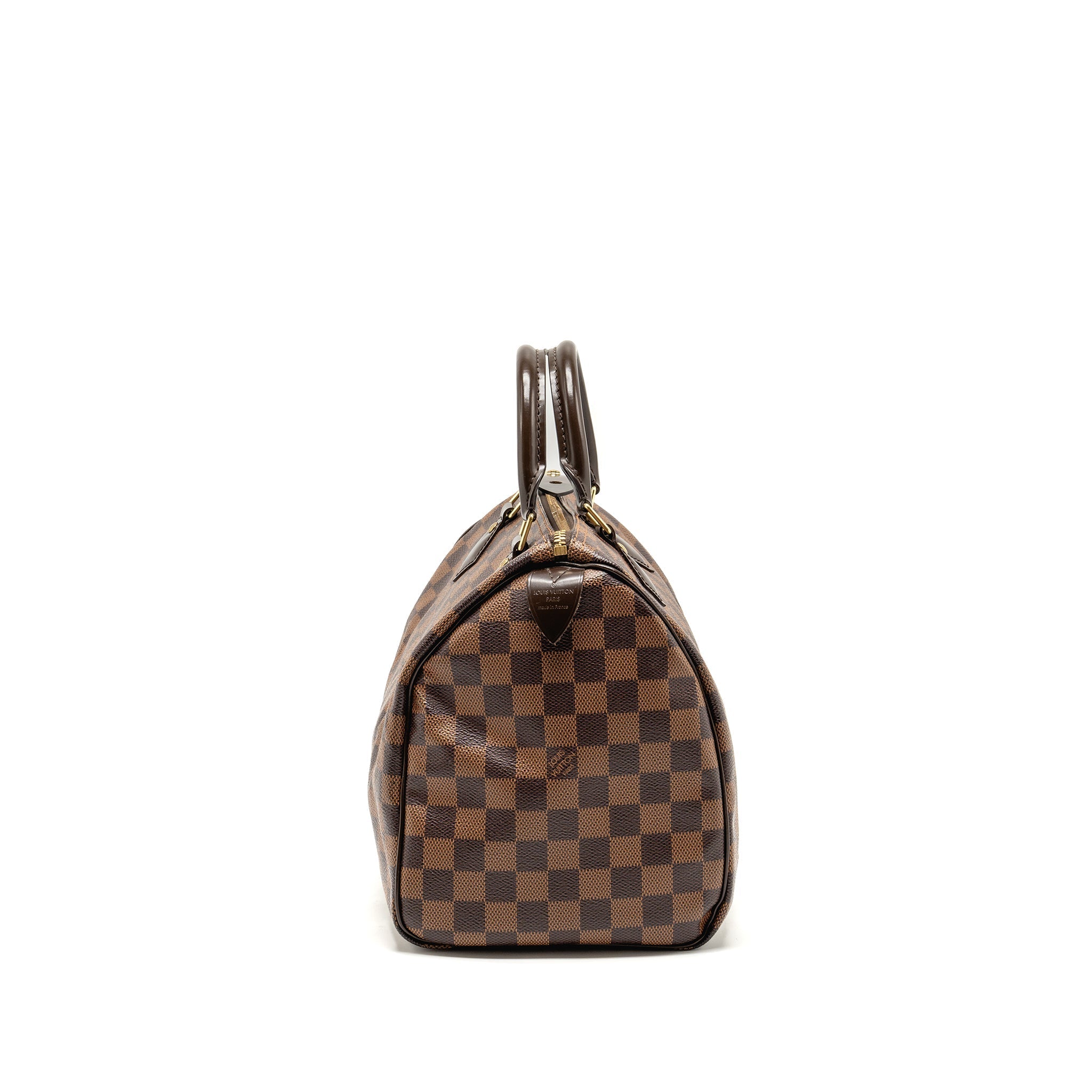 LOUIS VUITTON SPEEDY 30 DAMIER EBENE CANVAS GHW
