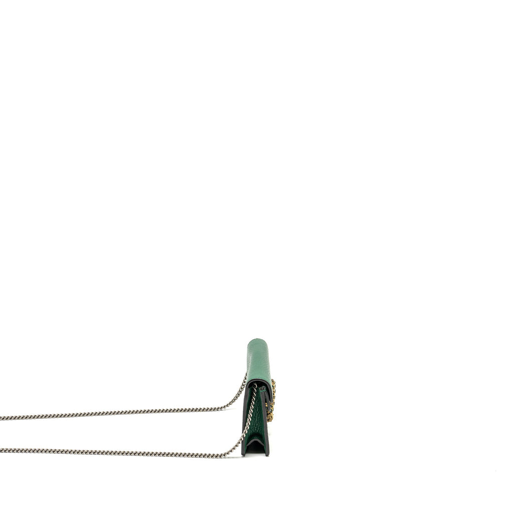 GUCCI SUPER MINI DIONYSUS CALFSKIN GREEN GHW