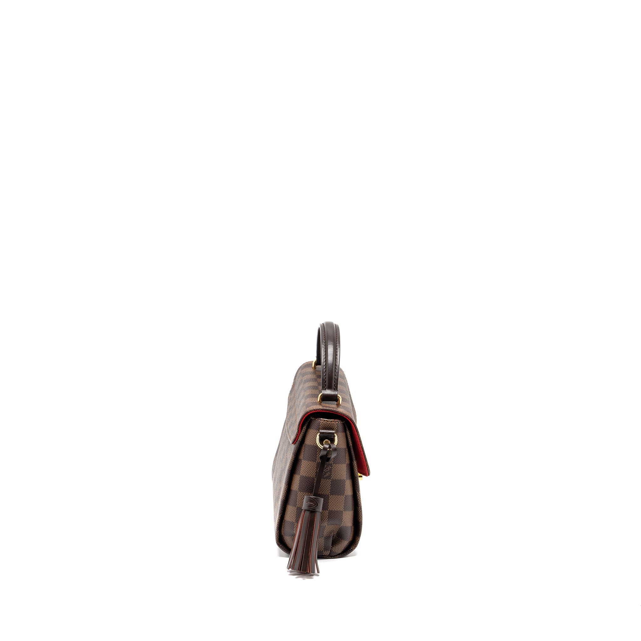LOUIS VUITTON CROISETTE DAMIER EBENE CANVAS GHW