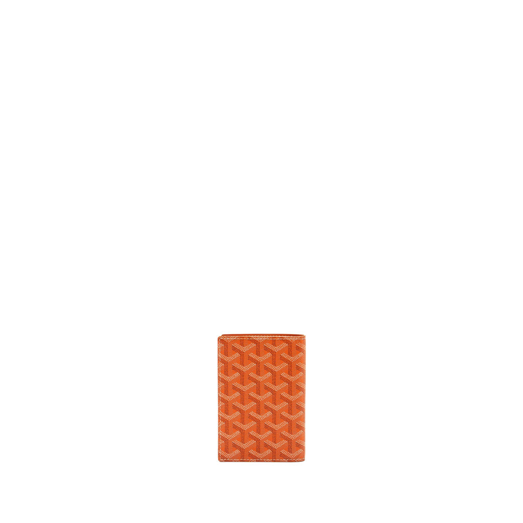 GOYARD PASSPORT HOLDER CANVAS ORANGE