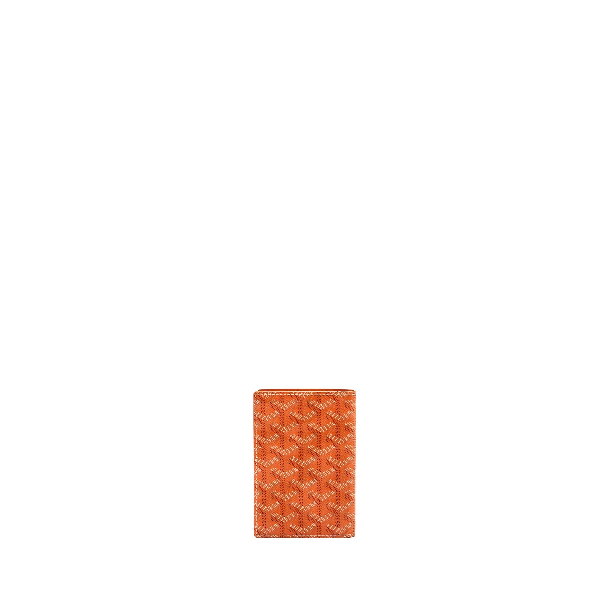 GOYARD PASSPORT HOLDER CANVAS ORANGE
