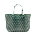 GOYARD SAINT LOUIS PM TOTE GOYARDINE CANVAS GREEN SHW
