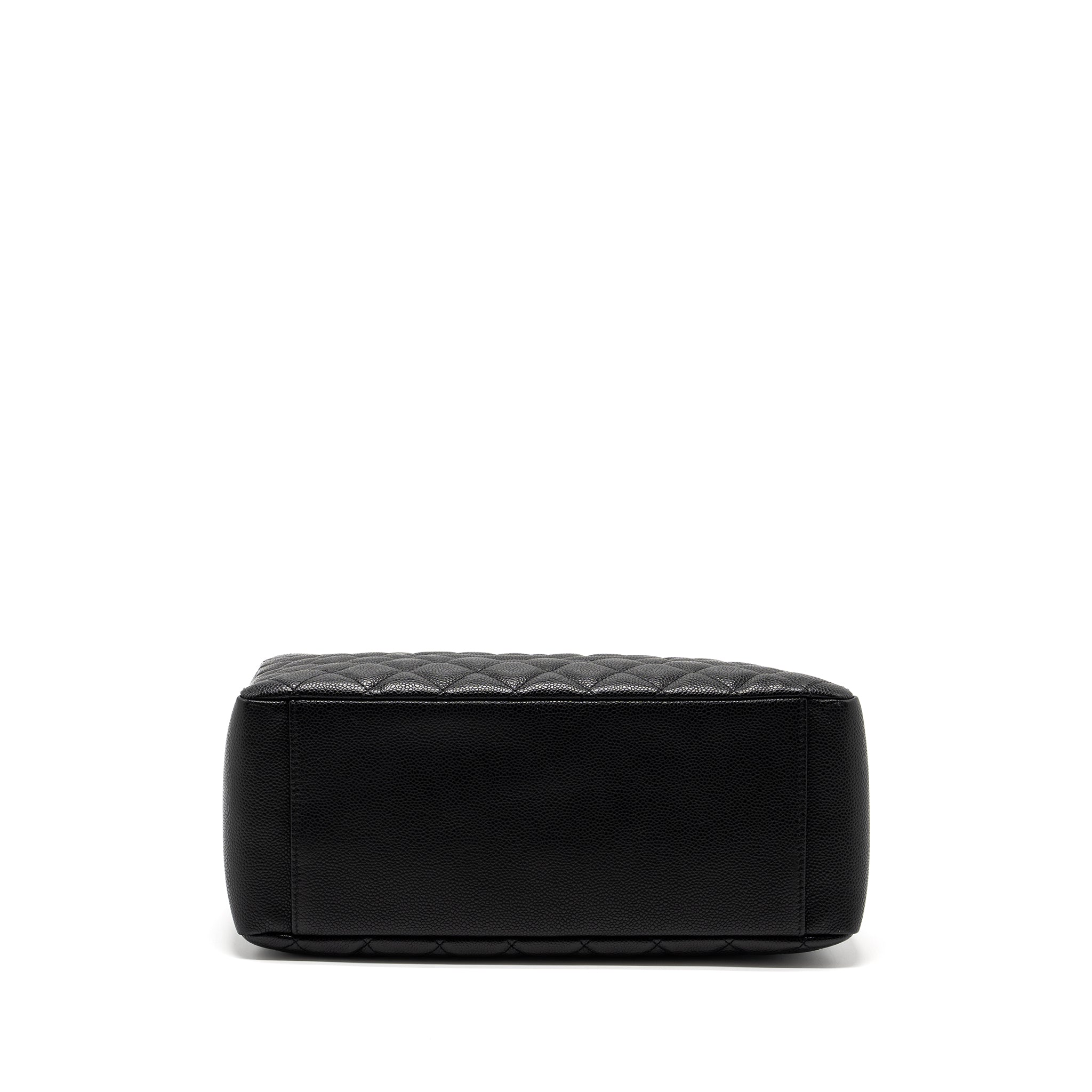 CHANEL GRAND SHOPPING TOTE BAG CAVIAR BLACK GHW