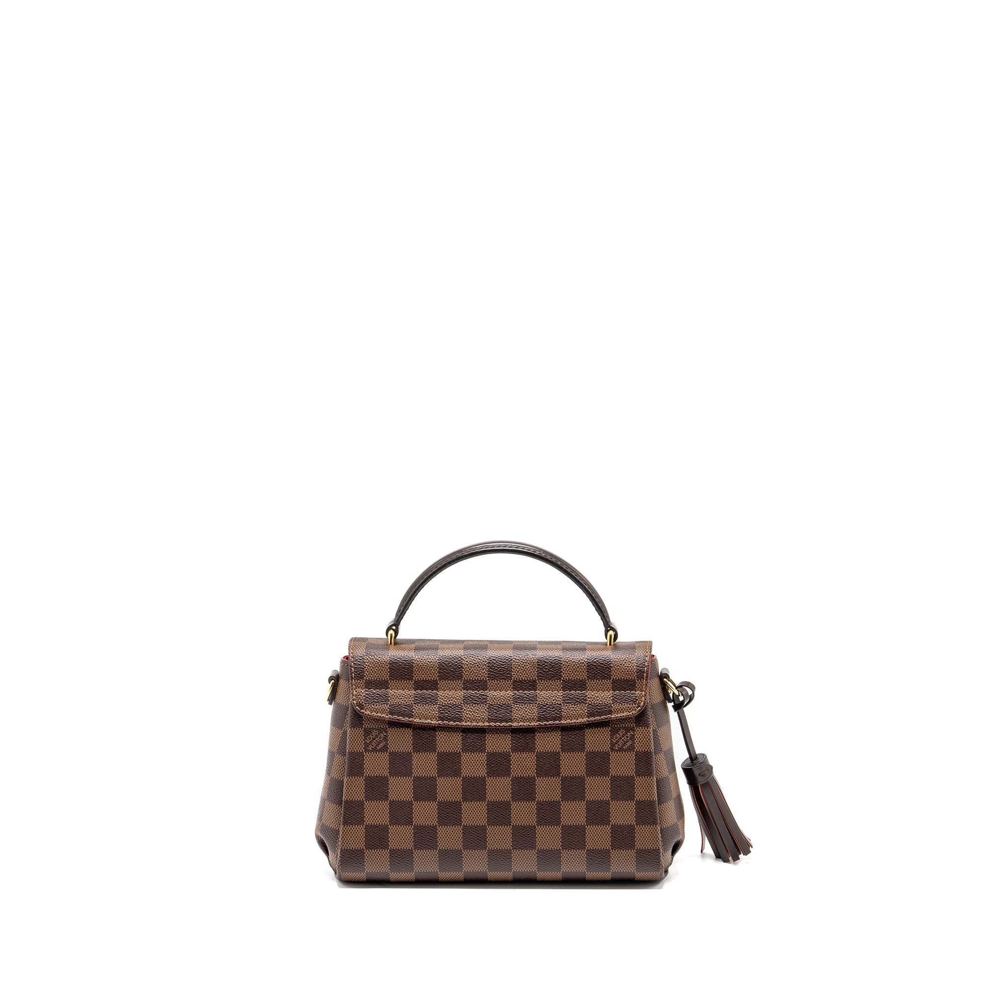LOUIS VUITTON CROISETTE DAMIER EBENE CANVAS GHW