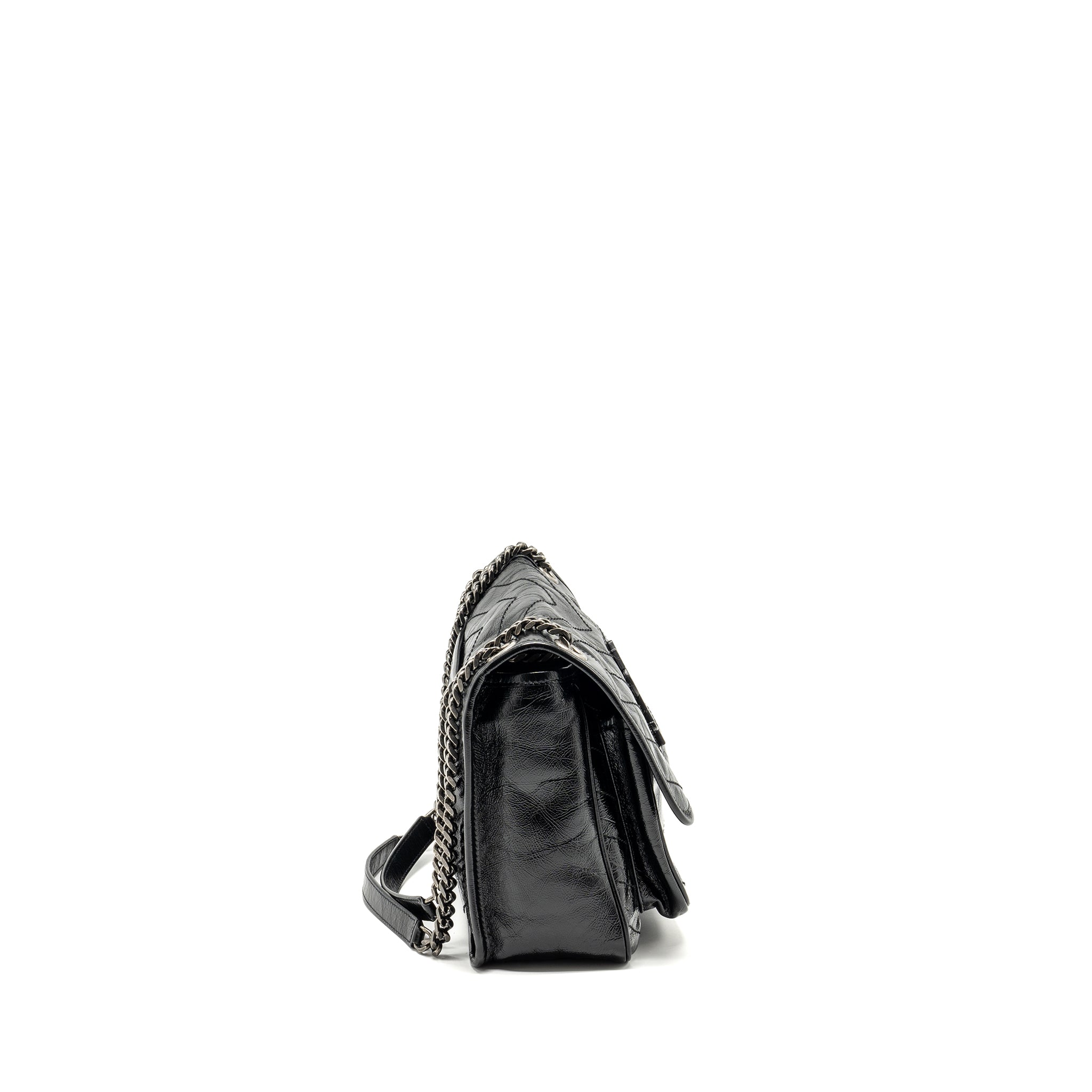 SAINT LAURENT/ YSL MEDIUM NIKI CALFSKIN BLACK SHW