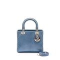 DIOR MEDIUM LADY DIOR PYTHON BLUE SHW