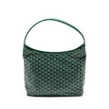 GOYARD BOHEME HOBO BAG GOYARDLINE CANVAS / CALFSKIN GREEN SHW