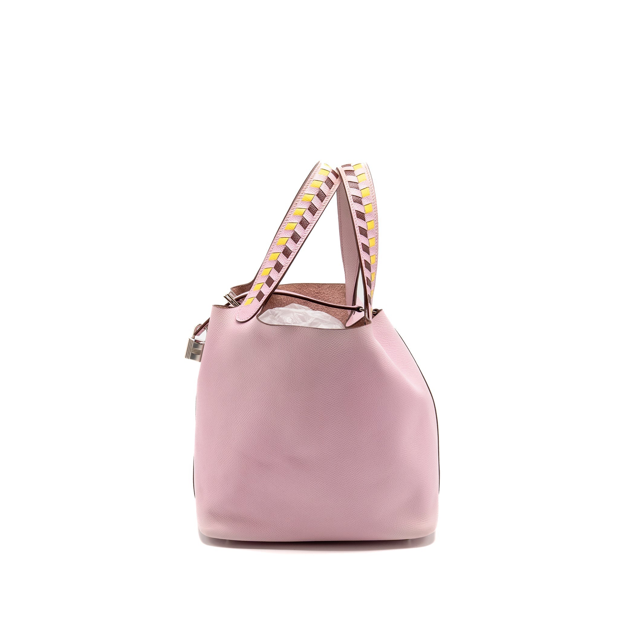 HERMES PICOTIN 22 LOCK BAG MULTICOLOUR HANDLE EPSOM MAUVE SYLVESTRE SHW