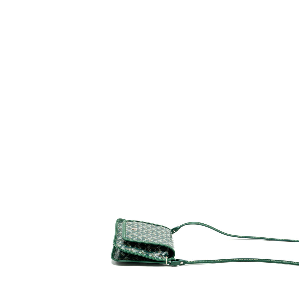 GOYARD PORTEFEUILLE POCHETTE PLUMET GOYARDINE CANVAS VERT SHW