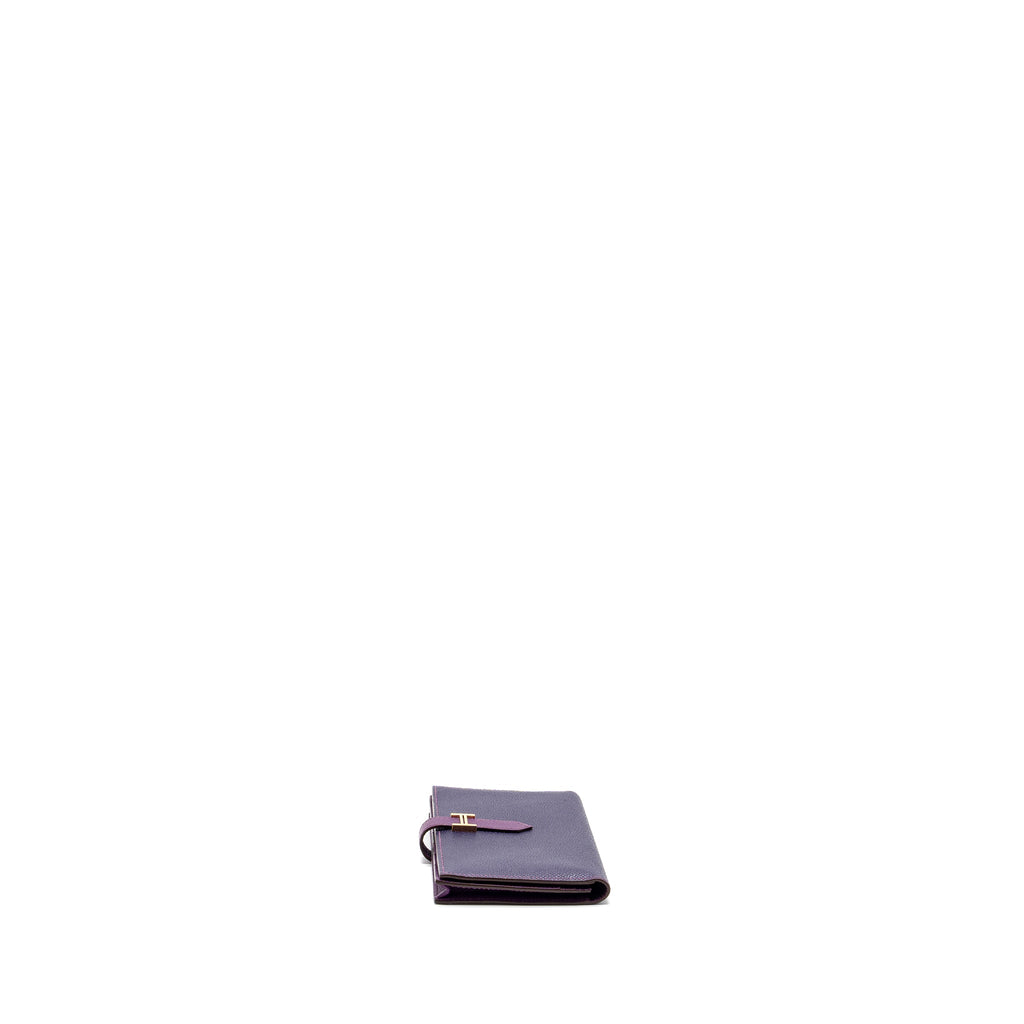 HERMES BEARN LONG WALLET SPECIAL ORDER EPSOM PURPLE GHW