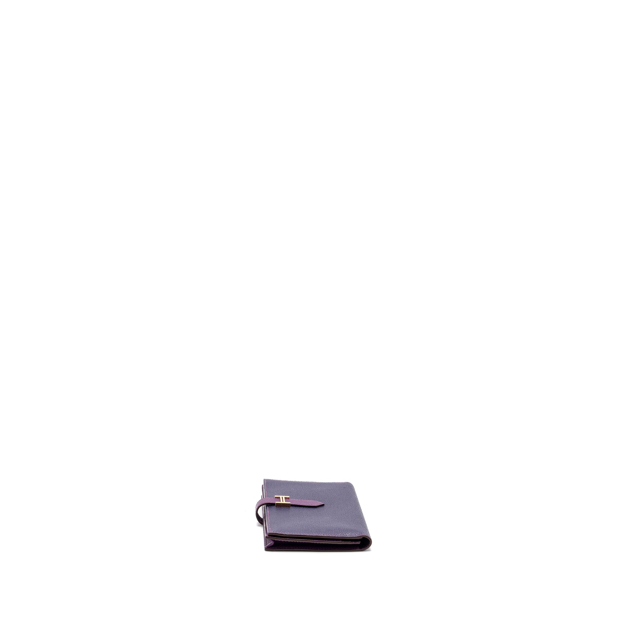 HERMES BEARN LONG WALLET SPECIAL ORDER EPSOM PURPLE GHW
