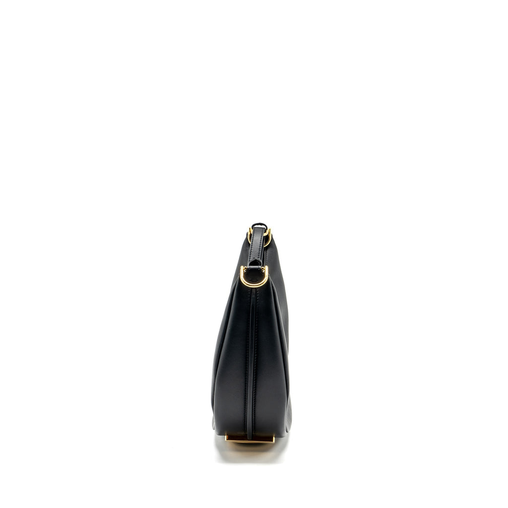 FENDI SMALL FENDIGRAPHY BAG CALFSKIN BLACK GHW