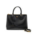 PRADA LARGE SAFFIANO TOTE BAG LEATHER BLACK GHW