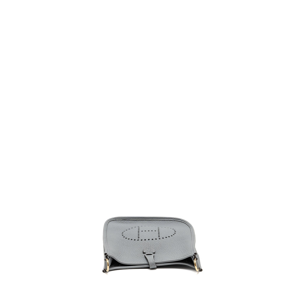 HERMES MINI EVELYNE CLEMENCE GRIS PANTIN LGHW