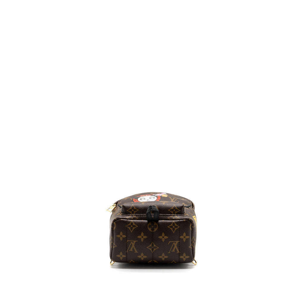 LOUIS VUITTON MINI PALM SPRING BACKPACK LIMITED EDITION MONOGRAM CANVAS/MULTICOLOUR GHW