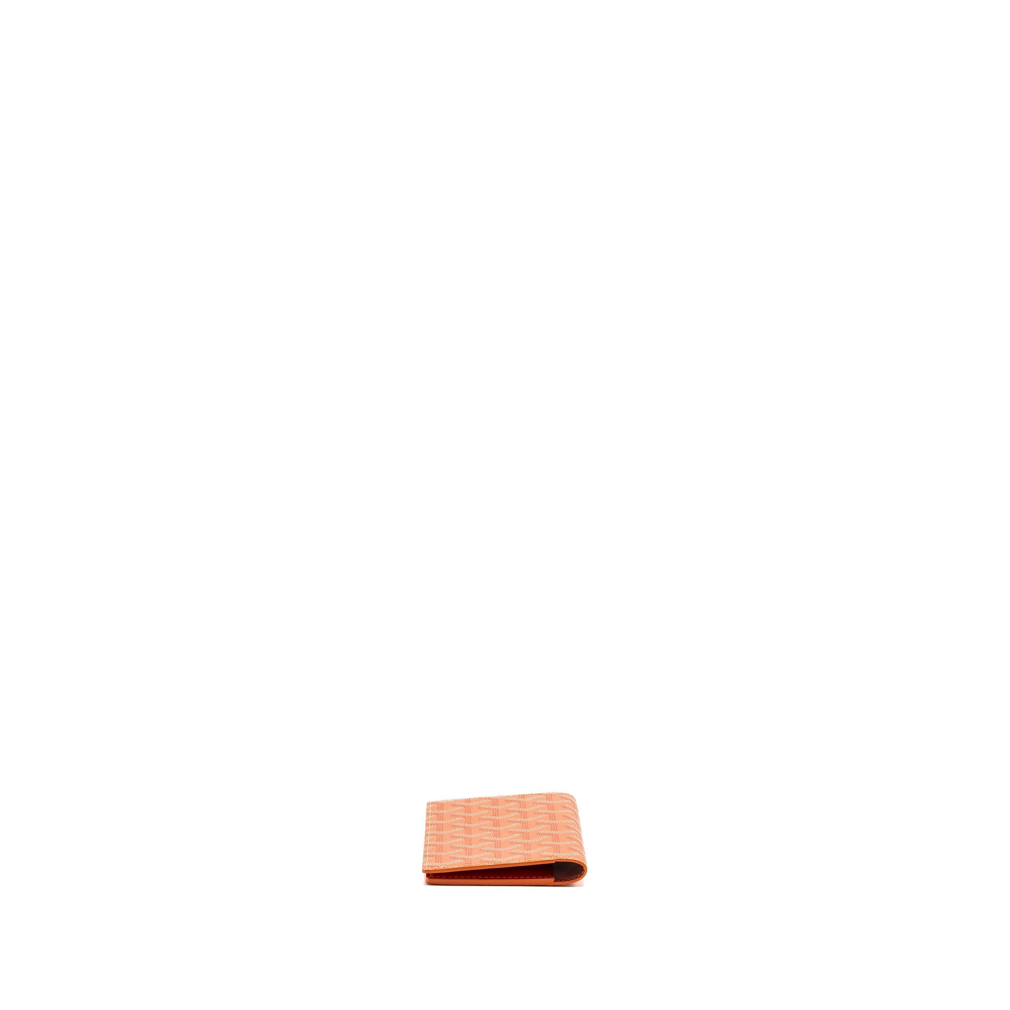 GOYARD PASSPORT HOLDER CANVAS ORANGE