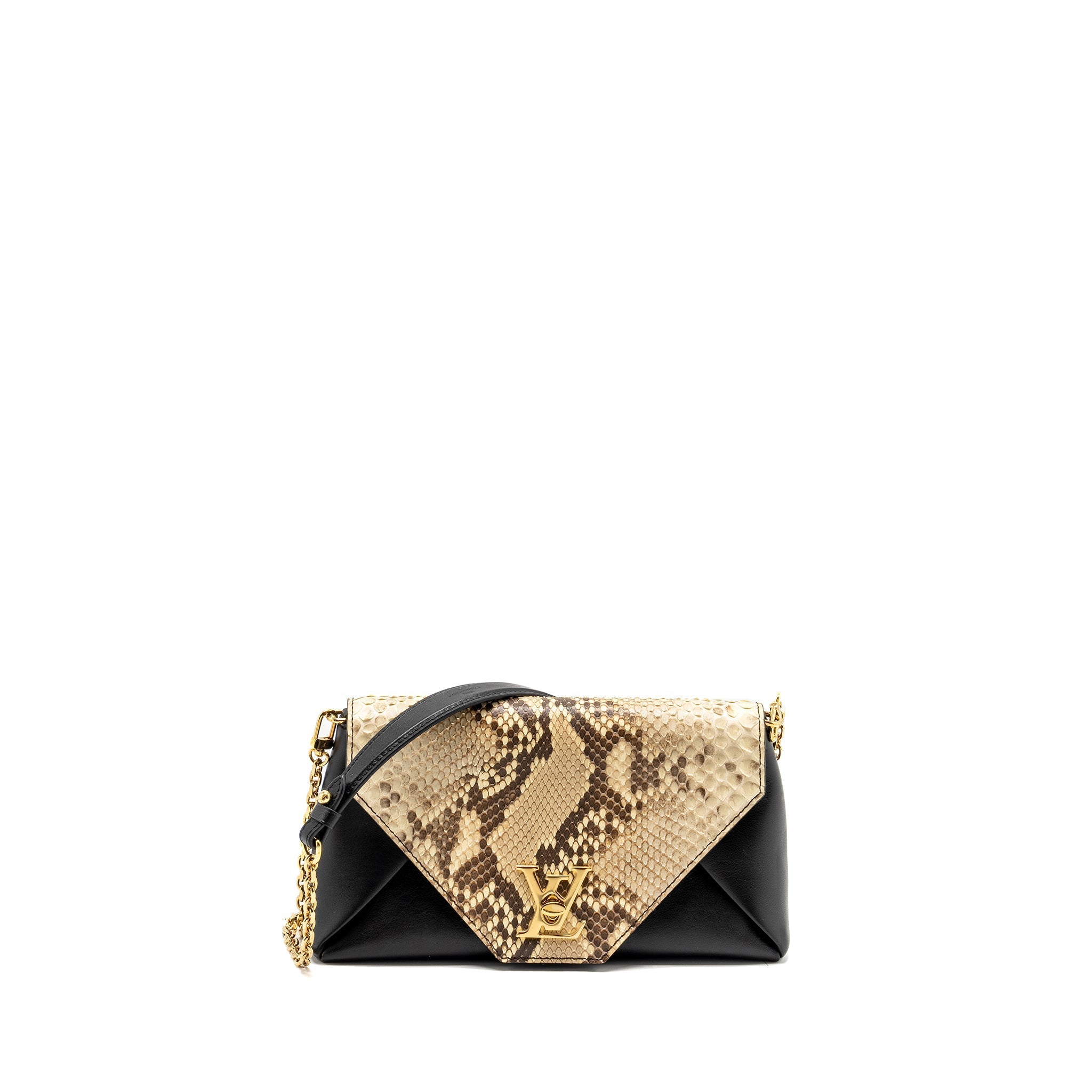LOUIS VUITTON LOVE NOTE BAG PYTHON/CALFSKIN BLACK/MULTICOLOUR GHW