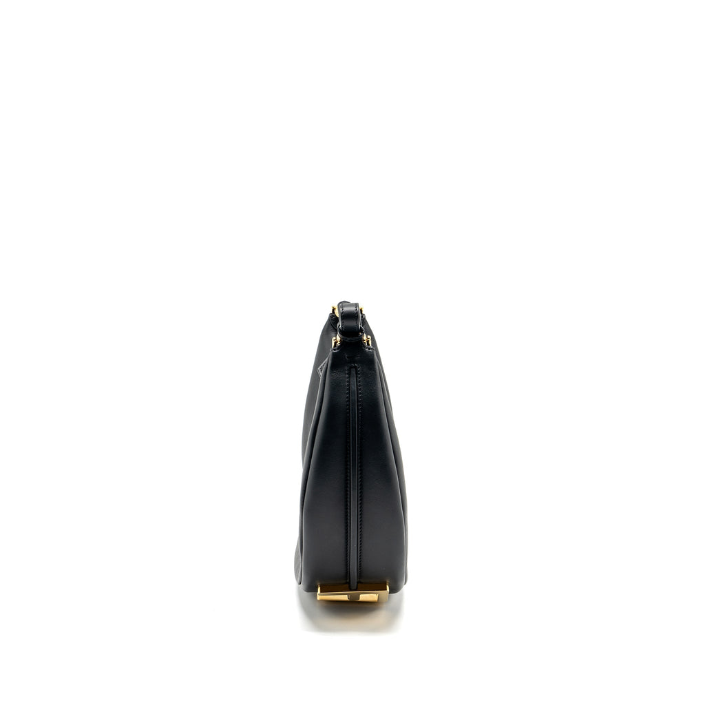 FENDI SMALL FENDIGRAPHY BAG CALFSKIN BLACK GHW