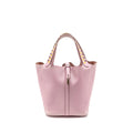 HERMES PICOTIN 22 LOCK BAG MULTICOLOUR HANDLE EPSOM MAUVE SYLVESTRE SHW