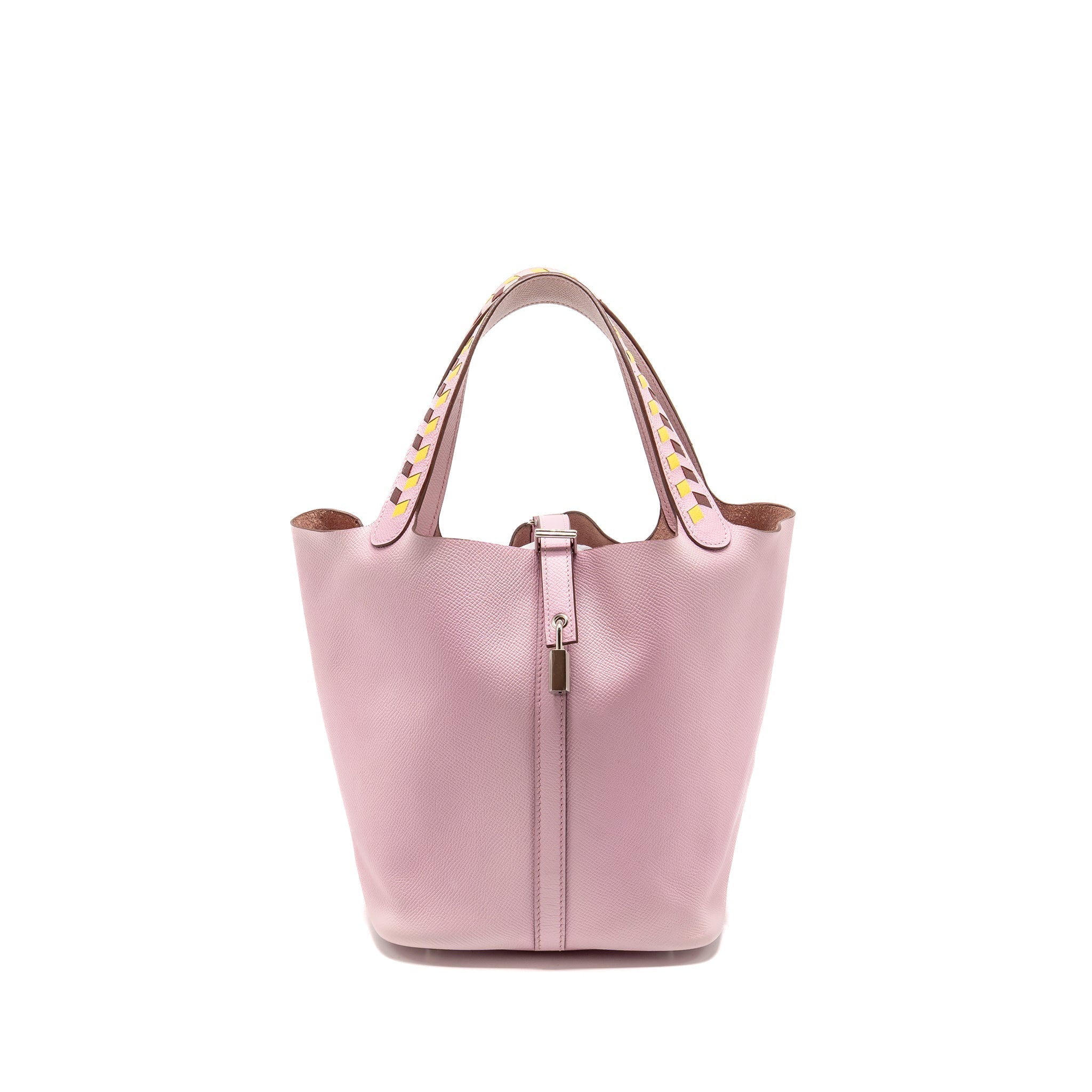 HERMES PICOTIN 22 LOCK BAG MULTICOLOUR HANDLE EPSOM MAUVE SYLVESTRE SHW