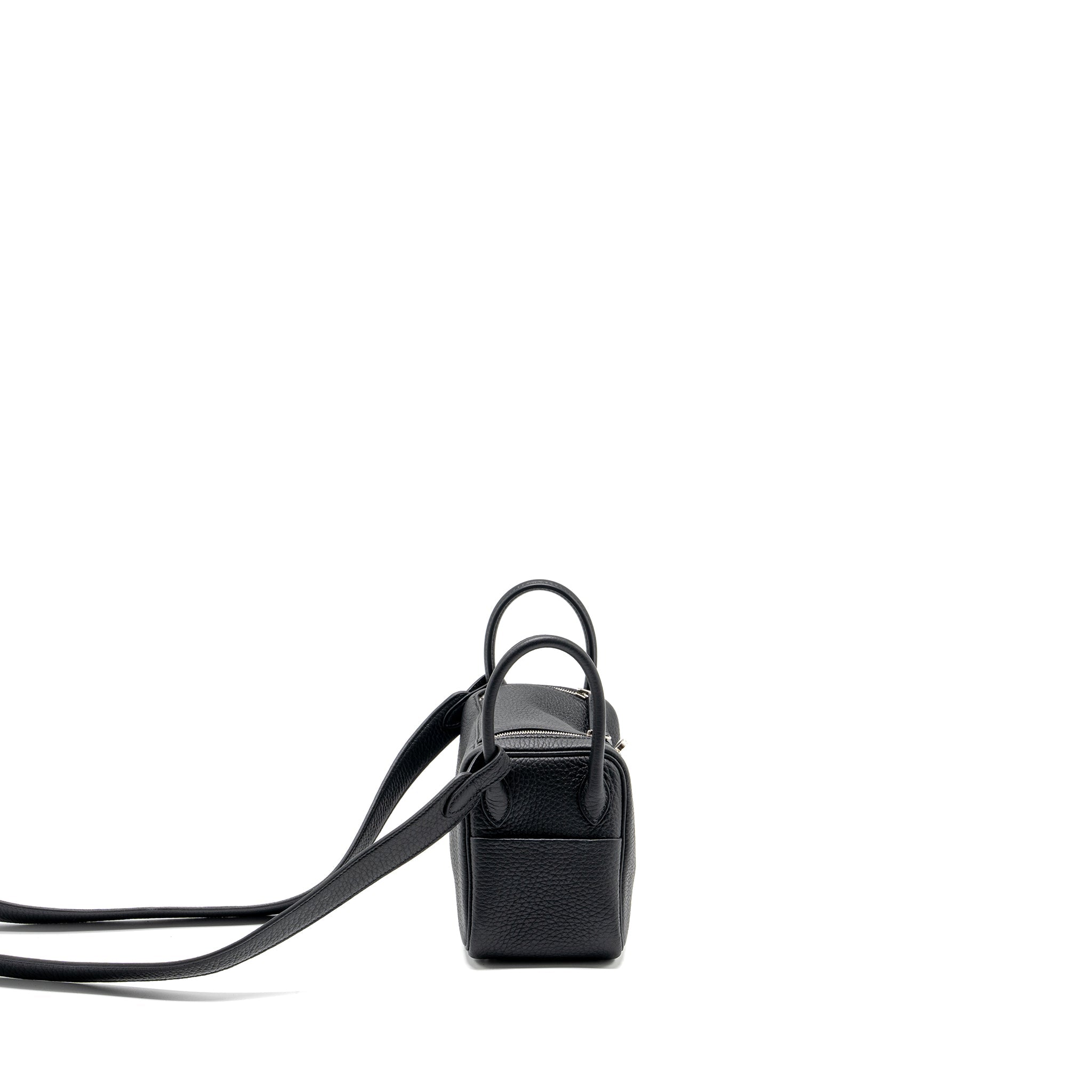 HERMES MINI LINDY CLEMENCE BLACK SHW