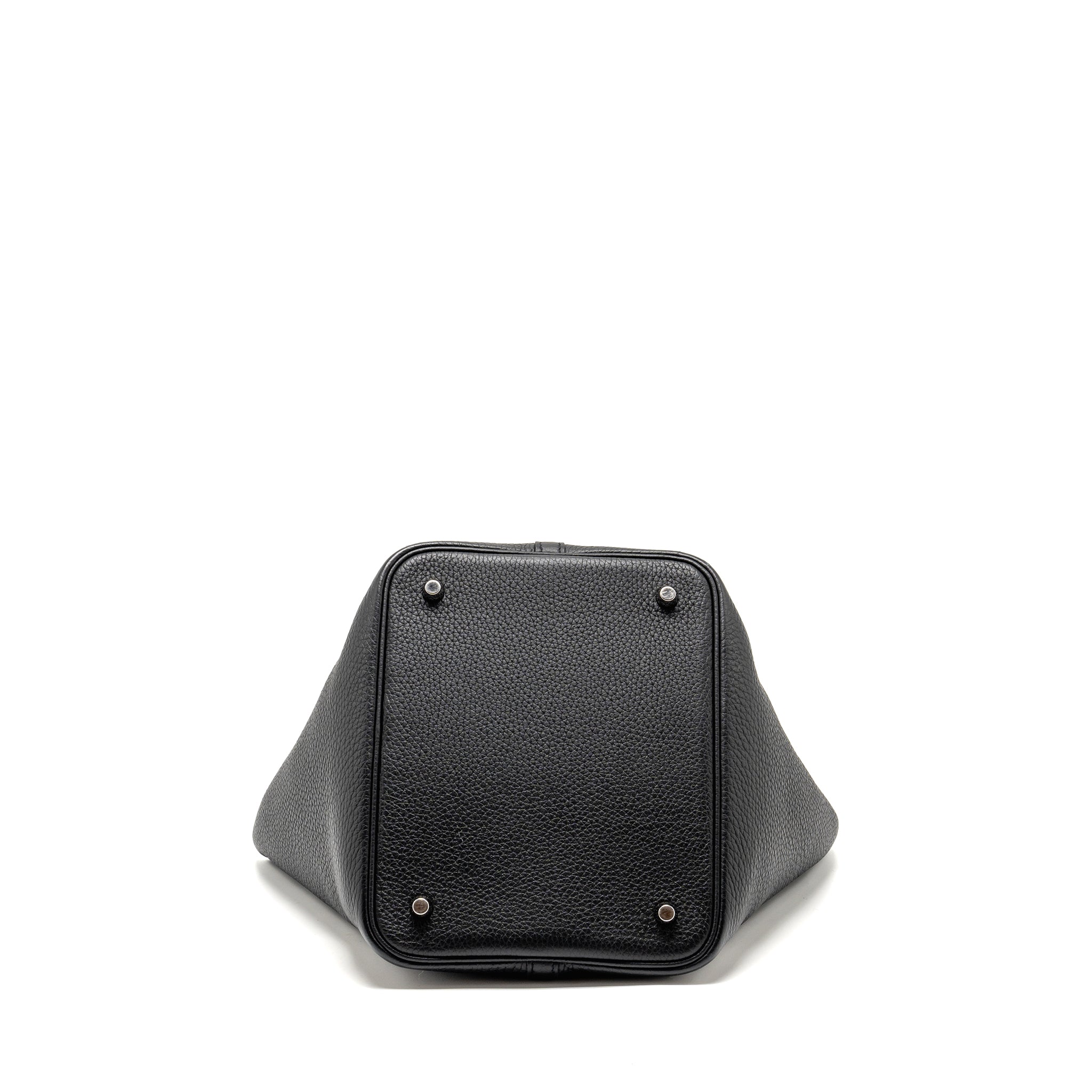 HERMES PICOTIN22 LOCK BAG CLEMENCE BLACK SHW