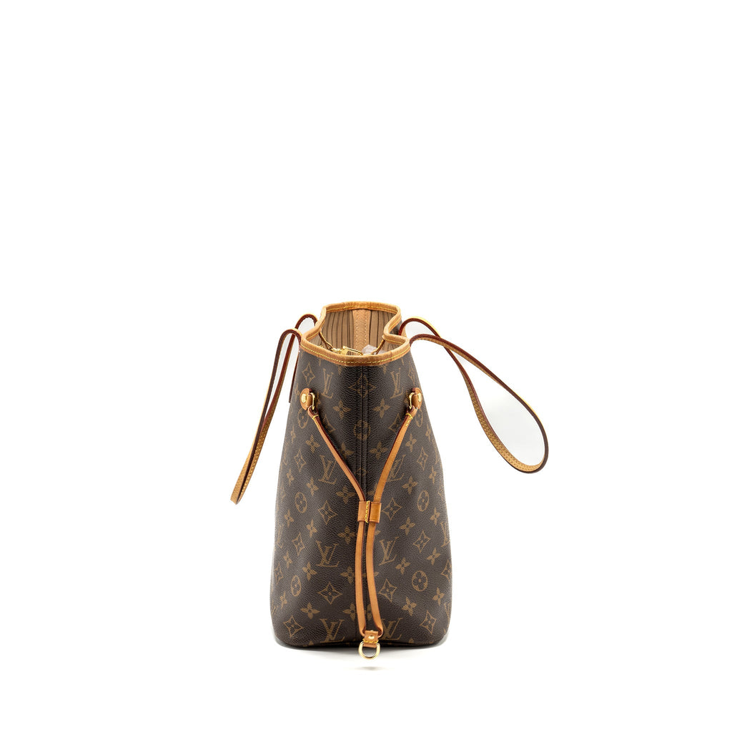LOUIS VUITTON NEVERFULL MM MONOGRAM CANVAS GHW