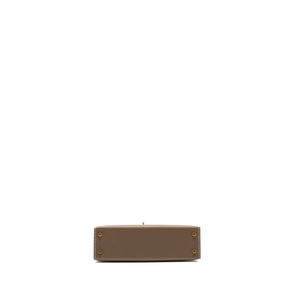 HERMES MINI KELLY II MADAME ETOUPE GHW