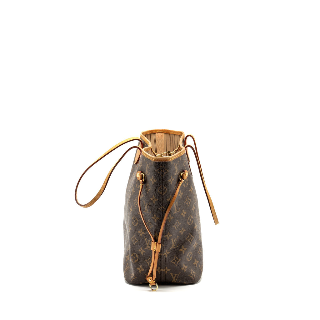 LOUIS VUITTON NEVERFULL MM MONOGRAM CANVAS GHW