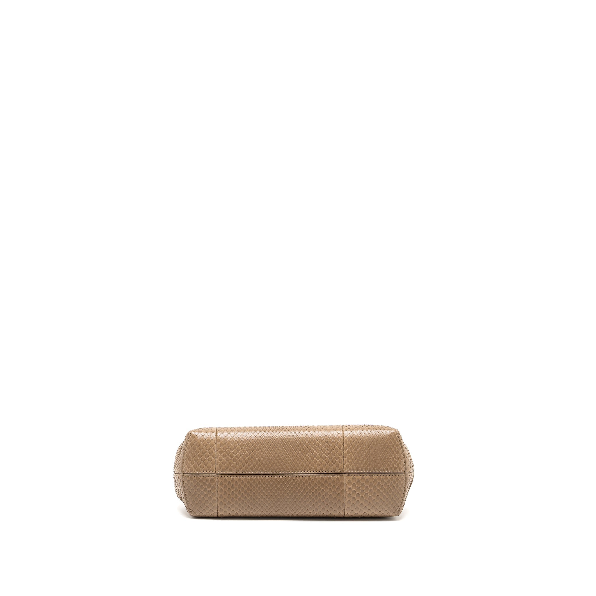 FENDI FIRST SMALL BAG PYTHON BEIGE GHW