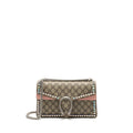 GUCCI DIONYSUS SHOULDER BAG GG SUPREME CANVAS/SUEDE PINK/BROWN LIMITED EDITION SHW
