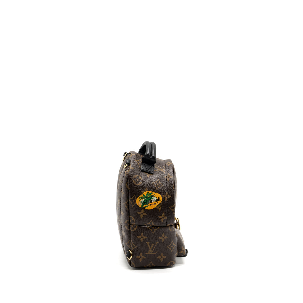 LOUIS VUITTON MINI PALM SPRING BACKPACK LIMITED EDITION MONOGRAM CANVAS/MULTICOLOUR GHW