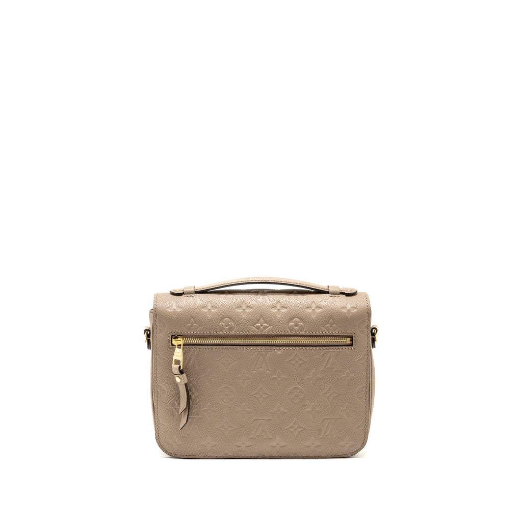 LOUIS VUITTON POCHETTE METIS MONOGRAM EMPREINTE TOURTERELLE GHW