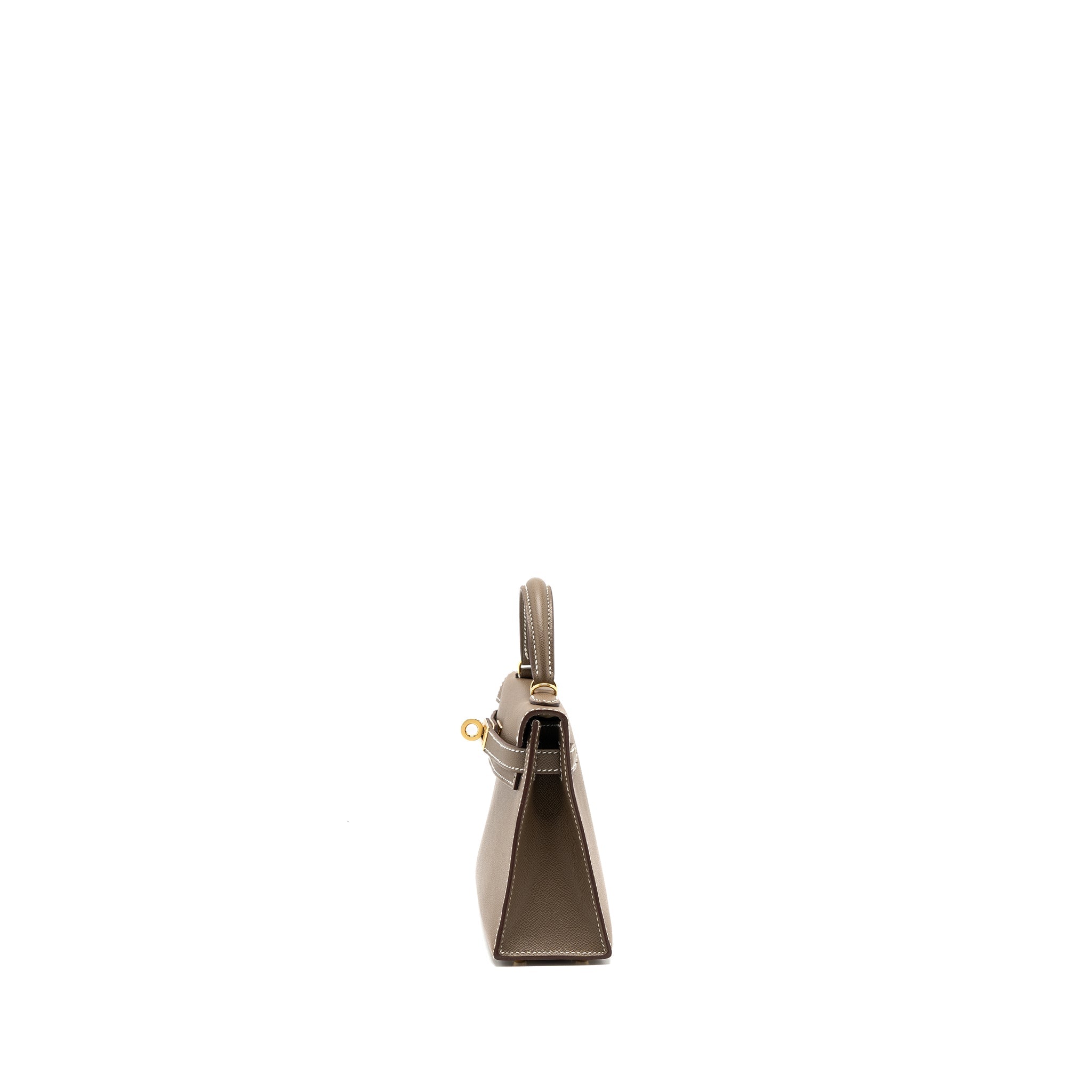 HERMES MINI KELLY II MADAME ETOUPE GHW
