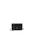 CHANEL CLASSIC WALLET ON CHAIN CAVIAR BLACK GHW (MICROCHIP)