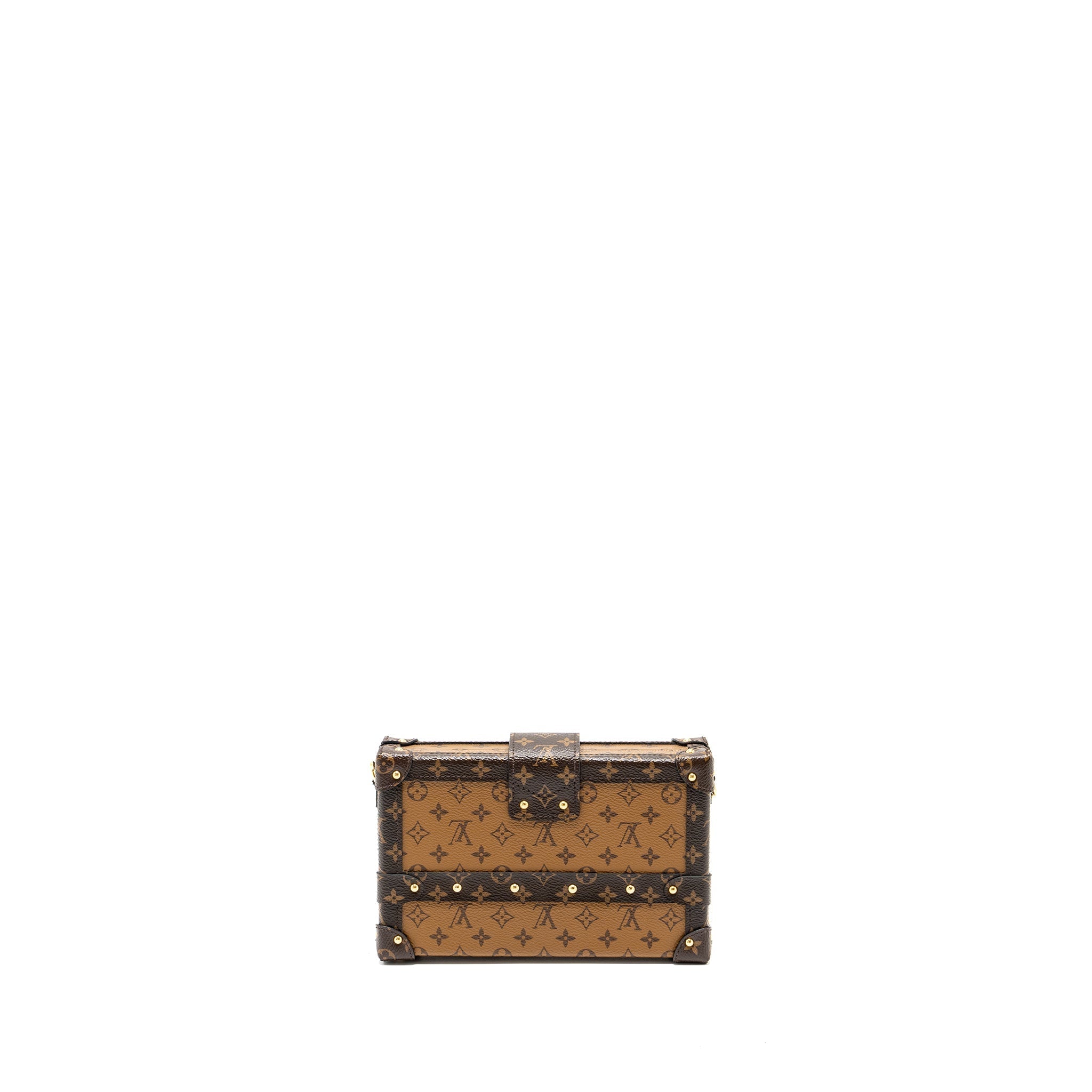 LOUIS VUITTON PETITE MALLE MONOGRAM REVERSE CANVAS GHW