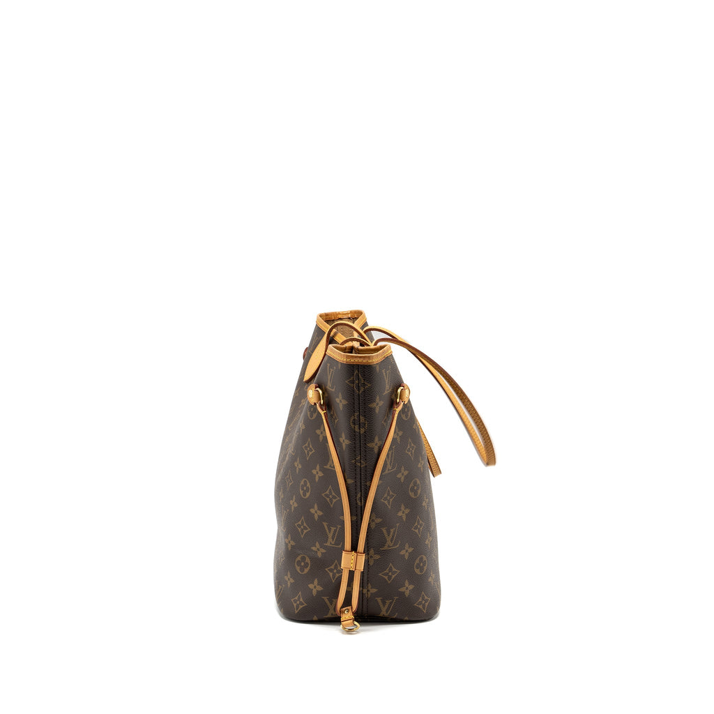 LOUIS VUITTON NEVERFULL MM MONOGRAM CANVAS GHW