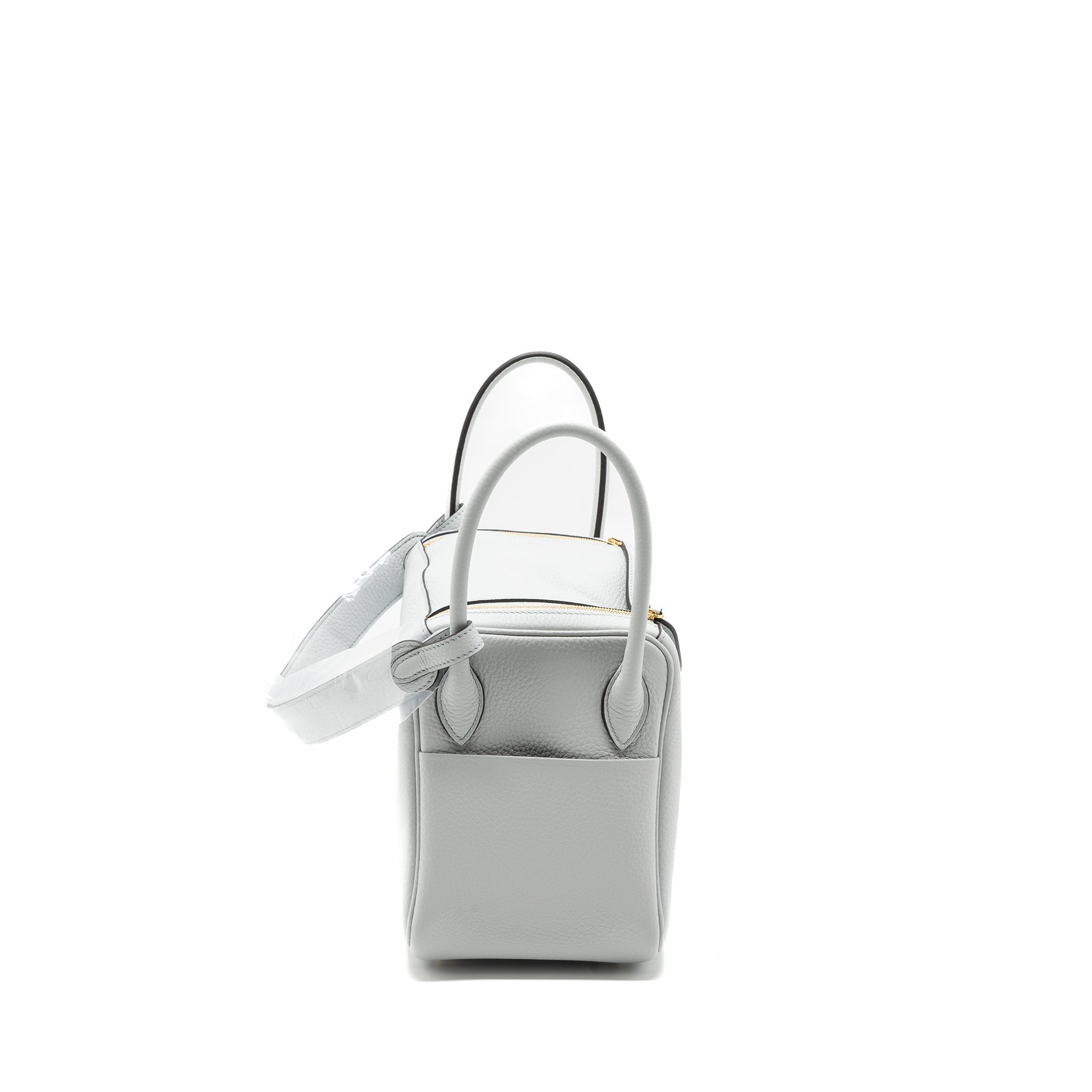 HERMES LINDY 26 CLEMENCE BLUE PALE GHW