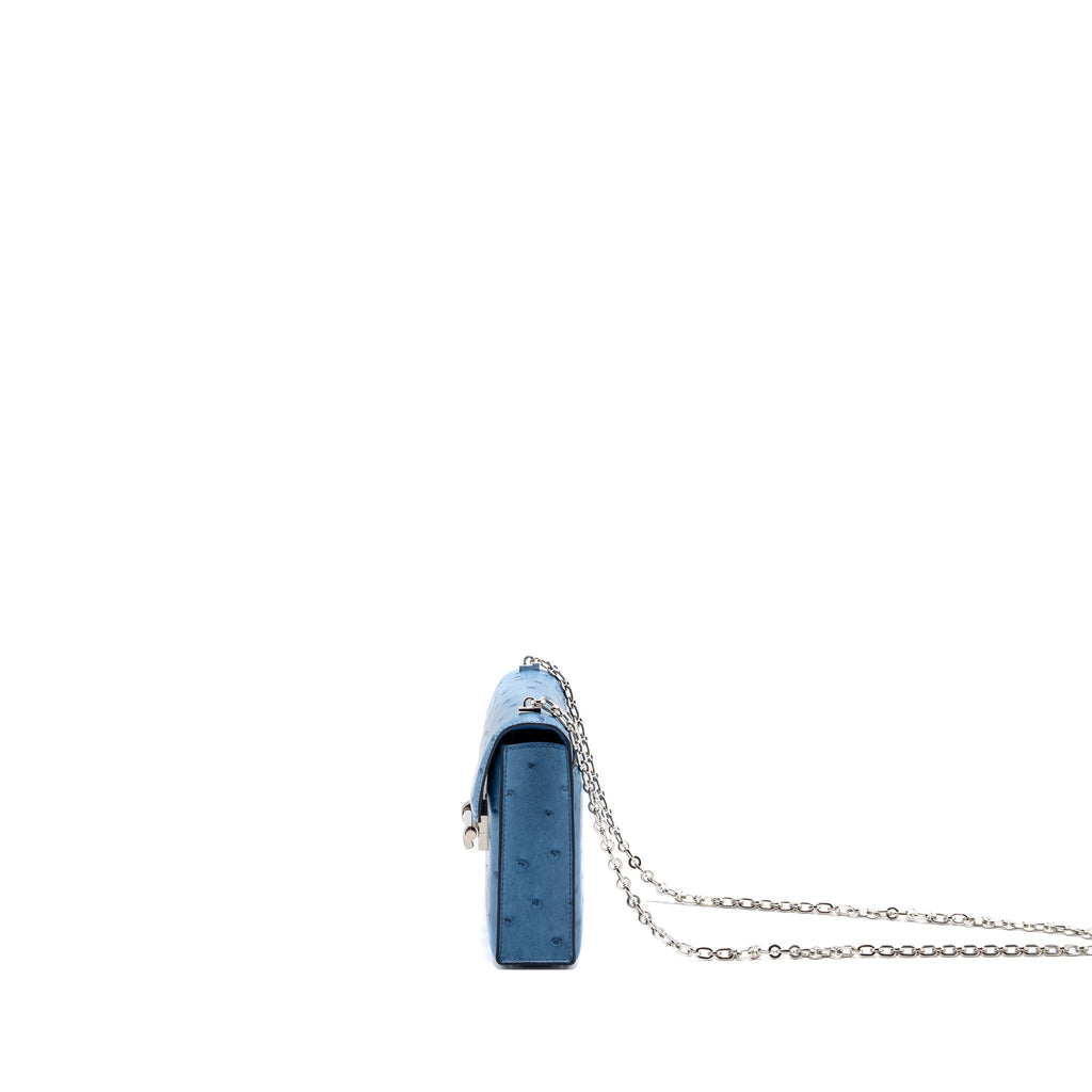 HERMES MINI VERROU OSTRICH HANADA SHW