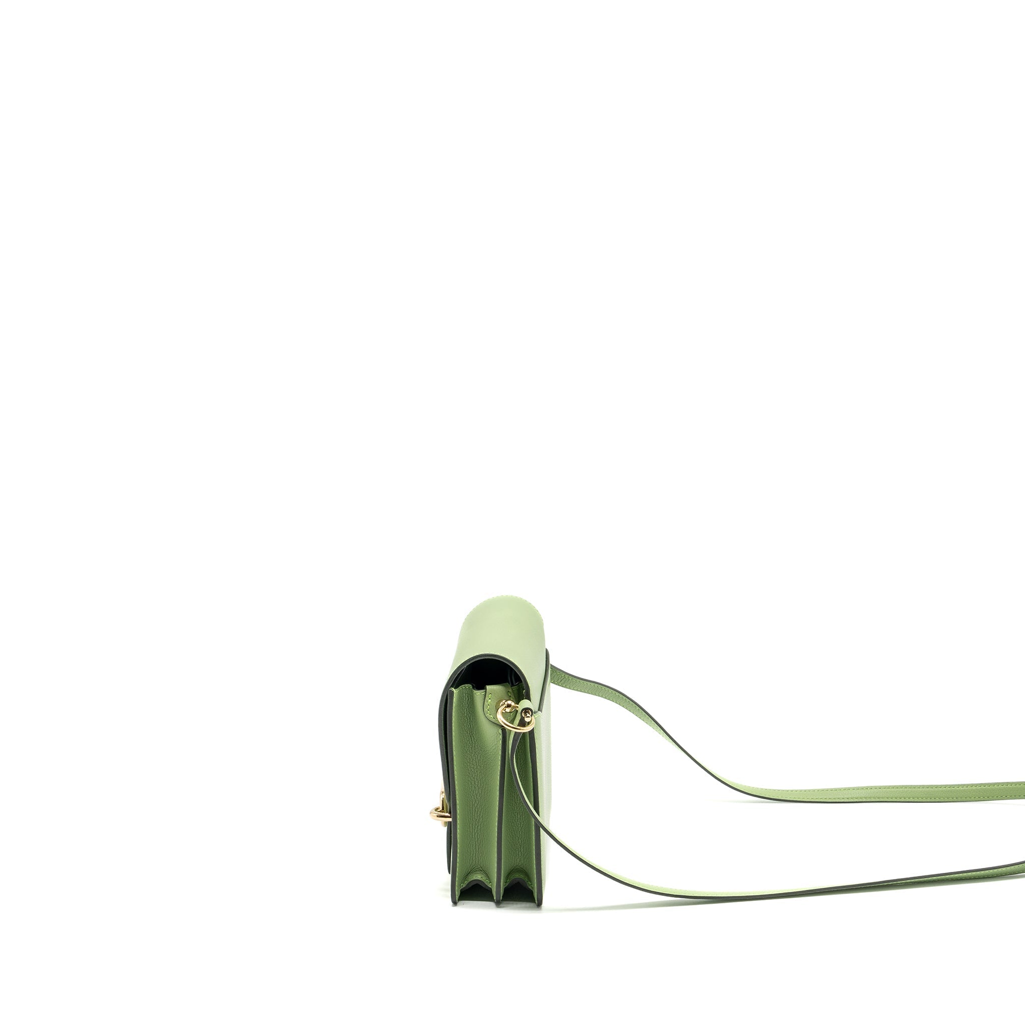 HERMES MINI ROULIS EVERCOLOR VERT CRIQUIT LGHW