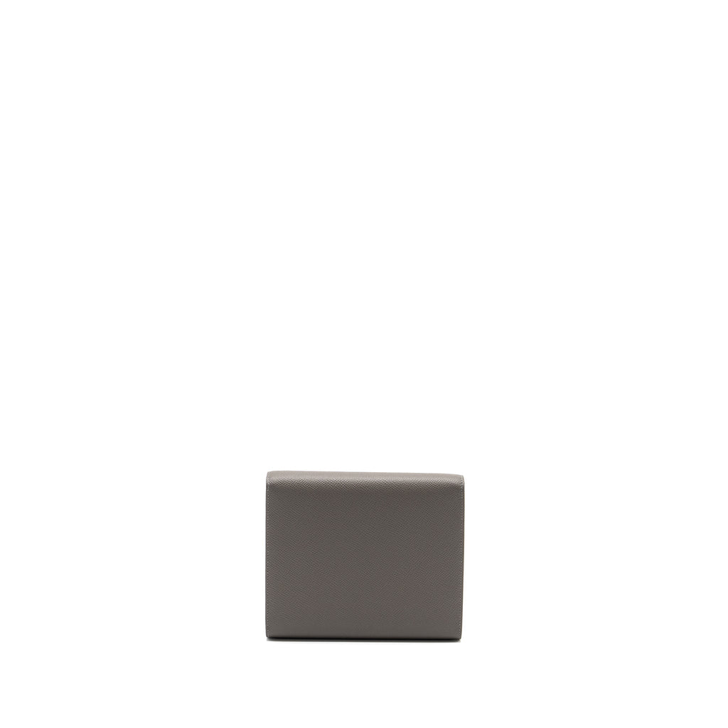 HERMES CLIC 16 WALLET EPSOM GRIS MEYER SHW