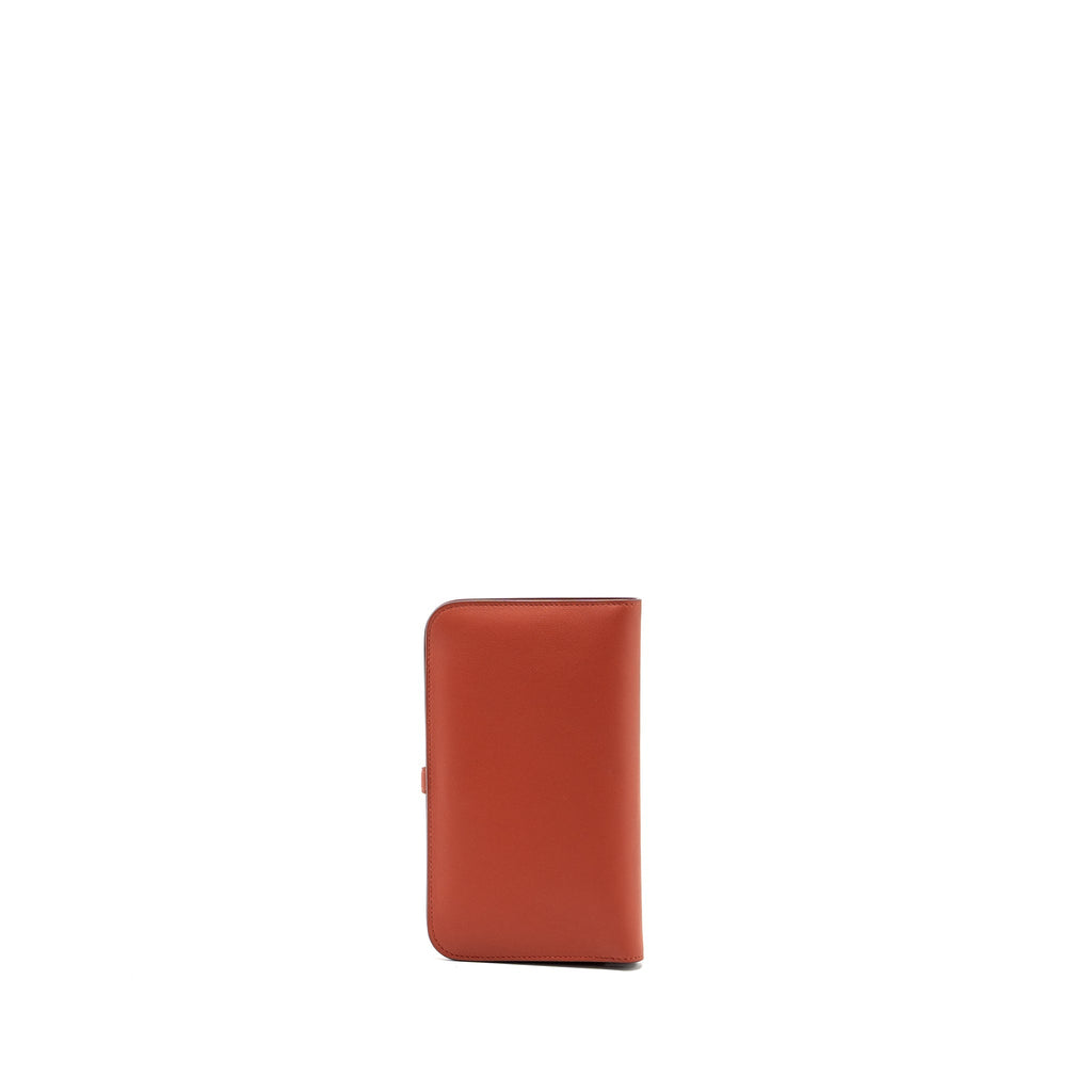 HERMES DOGON COMPACT WALLET SWIFT SANGUINE SHW