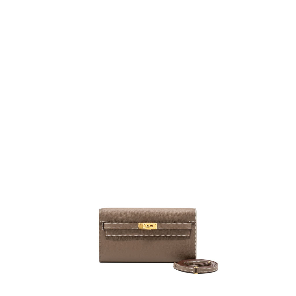 HERMES KELLY TO GO EPSOM ETOUPE GHW