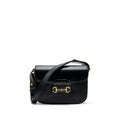 GUCCI HORSEBIT 1955 SHOULDER BAG LEATHER BLACK GHW