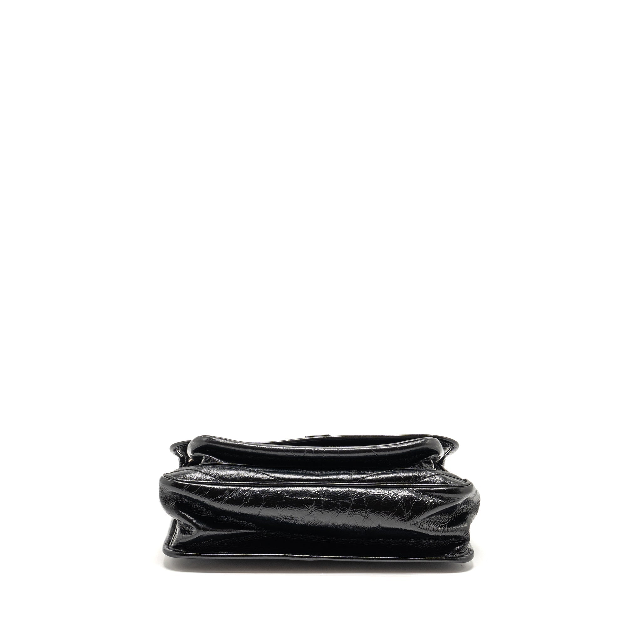SAINT LAURENT/YSL MEDIUM NIKI BAG VINTAGE CALFSKIN BLACK SHW