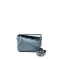 LOEWE SMALL PUZZLE BAG CALFSKIN LIGHT BLUE SHW