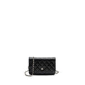 CHANEL CLASSIC WALLET ON CHAIN CAVIAR BLACK SHW
