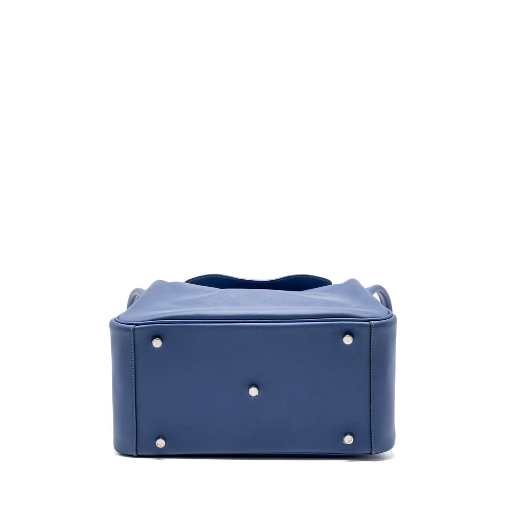 HERMES LINDY 30 SWIFT BLUE BRIGHTON MULTICOLOUR STRAP SHW