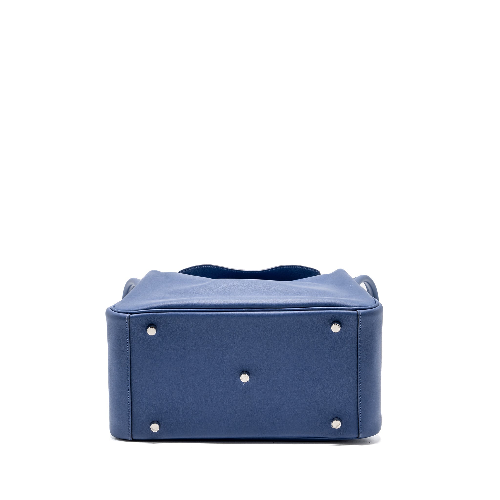 HERMES LINDY 30 SWIFT BLUE BRIGHTON MULTICOLOUR STRAP SHW